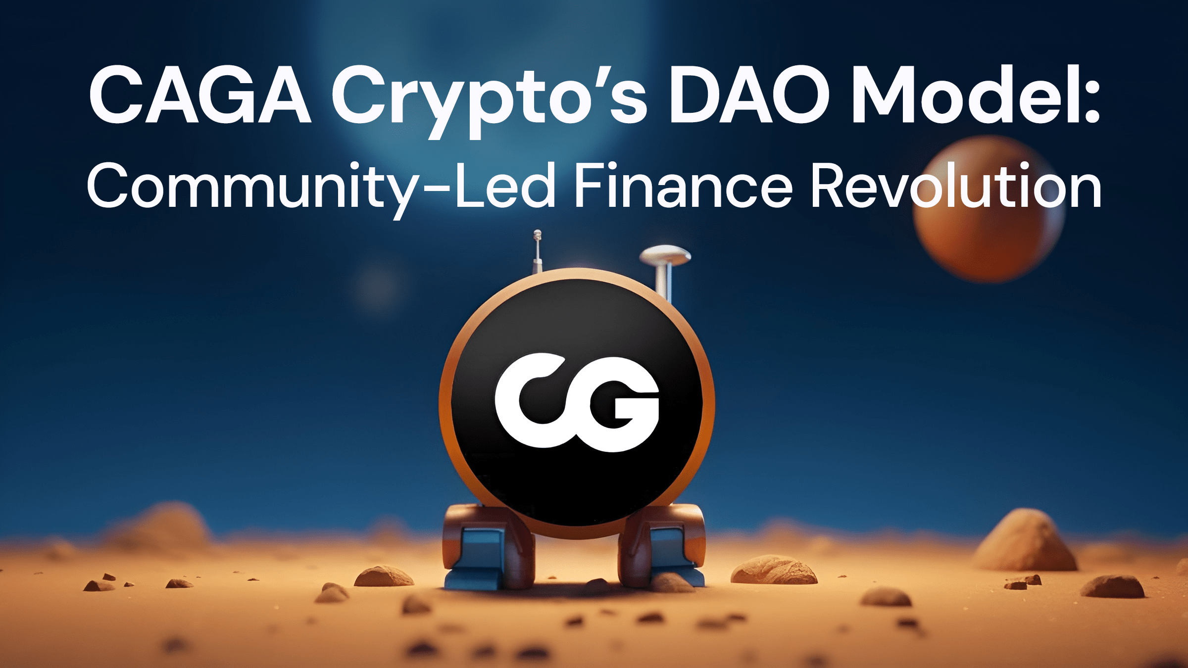 Cover Image for Empowering Community Decision-Making through CAGA Crypto’s DAO Framework